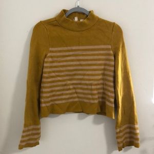 Yellow Striped Sweater
